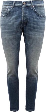 Dondup Slim-fit Jeans - Heren - Slim Fit Jeans - Blauw - W38 - Katoen - Jeans