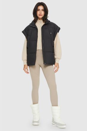 Orolay Oversized Sleeveless Classic Puffer Vest in Black at Nordstrom, Size Xx-Large