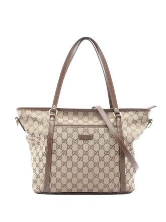 Gucci 2000s GG-canvas shoulder bag - Neutrals