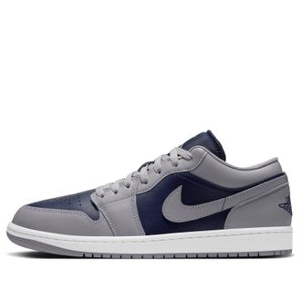 Nike Jordan Air Jordan 1 Low Tech Grey College Navy 553558-058