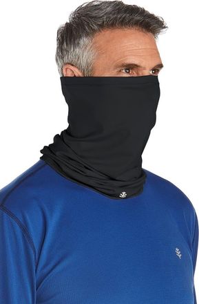 Coolibar Unisex UV Neck Gaiter - UPF 50+ Sun Protection - La Plata in Black at Nordstrom, Size Large