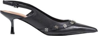 Guess Yanai 4G Peony Logo Slingbacks - Dames - Pumps - Zwart - 36 EU - Schoenen