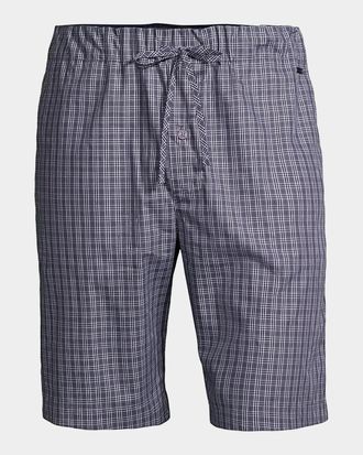 Hanro Men & apos;s Night & Day Woven Drawstring Shorts