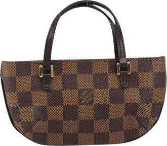 Louis Vuitton Pre-owned Mini Bags, female, Brown, Size: ONE SIZE Pre-owned Canvas Mini Bag