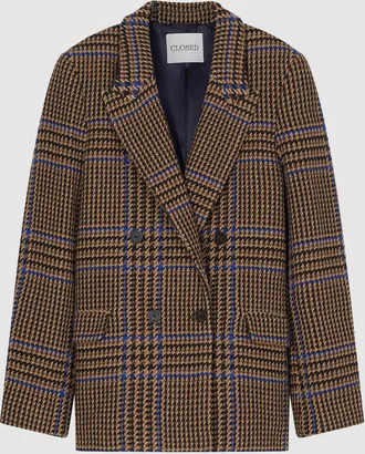 Closed Blazer Fitted Doublebreasted Sand Beige