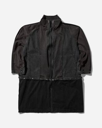 Hyein Seo Men s Convertible Patchwork Coat Stone