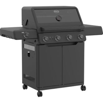 R&ouml;sle ALLFLAME Prime 4 Barbecue a gas, 4 bruciatori (3.5 kW ciascuno), PRIMEZONE, sistema grill Vario+, superficie di cottura 70 x 45 cm, griglie in