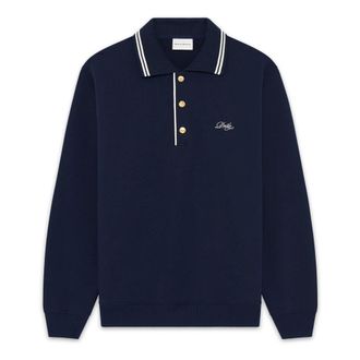 Dr&ocirc;le de Monsieur Round-neck Knitwear, male, Blue, Size: XL Polo Dr&ocirc;le