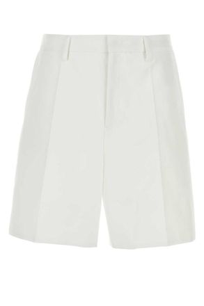 Valentino Garavani White Bermuda Shorts