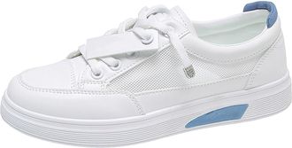 Generic Womens Orthopedic Gym Shoes Wide Fit Trainers Fashion Spring Summer Men Sports Shoes Flat Bottom Lightweight Mesh Breathable Comfortable Solid Color R