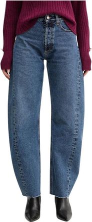 Simona Corsellini Loose-fit Jeans - Dames - Loose Fit Jeans - Blauw - M - Katoen - Jeans