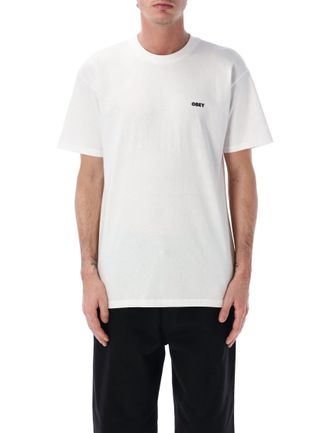Obey White Crew Neck T-Shirt