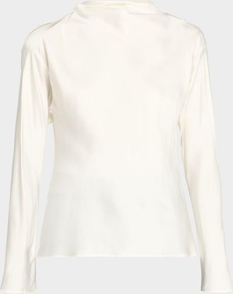 A.L.C. Georgia Long-Sleeve Top