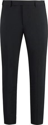 PT01 Slim Fit wollen geklede broek - Heren - Nette broeken - Zwart - XL - Wol - Broeken