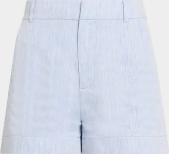 Cinq &agrave; Sept Tora Linen Suiting Shorts