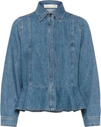 Inwear Dames, Blouses & Shirts, Blauw, Maat: XL Denim