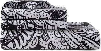 Brooks Brothers Paisley 3-Piece Duvet Set in Black at Nordstrom Rack, Size Queen