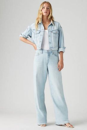 Levi's Vaqueros Lino+ Denim XL Straight - Mujer - 23X29 - Azul / Luxury Trip