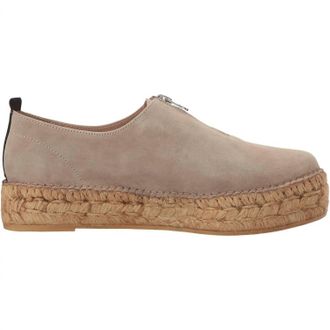 Eric Michael Womens Serena Espadrilles In Beige Nubuck