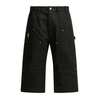Junya Watanabe Pantalones de trabajo cargo Wq-P911-S261 - Shorts - Hombre - Negro - L