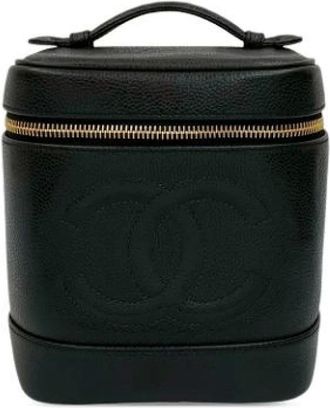 Chanel Pre-owned Handbags, female, Black, Size: ONE SIZE Pre-owned Vintage Handbag