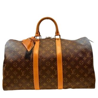 Louis Vuitton Pre-owned Weekend Bags, female, Brown, Size: ONE SIZE Pre-owned Boston Bag