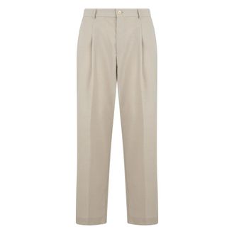 HUGO BOSS Pantaloni in lana Pat con pinces - - Trousers - Uomo - Beige - M