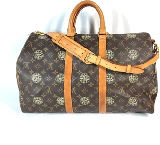 Louis Vuitton Brown Monogram Canvas Boston Bag Shoulder Bag (Pre-Owned)