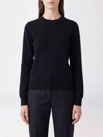 A.P.C. A. P.C. Maglia girocollo slim fit in pura lana vergine a maniche lunghe