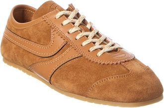 Dries Van Noten Suede & Leather Paneled Sneaker