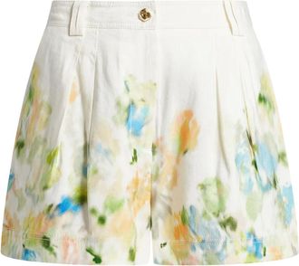 Aje Shorts in misto lino - Bianco