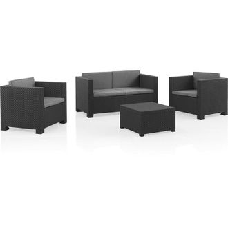 Shaf Shaf - Set di mobili da giardino Diva Comfort Grafite