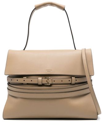 Moschino medium Tie Me shoulder bag - Neutrals