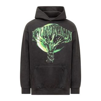 Vlone Vlone - Sweatshirts - Heren - Sweatshirts & Hoodies - Zwart - Maat: L Katoen