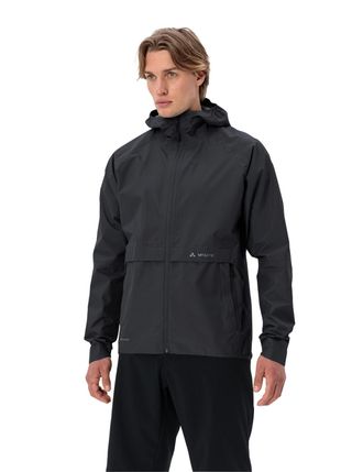 Vaude Regenjacke VAUDE MENS LOAMER RAIN JACKET, Herren, Gr. XXL, schwarz, Obermaterial: 100% Polyester, normal, Jacken Regenjacke, Wasserdicht