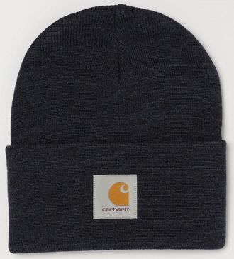 Carhartt Work in Progress Beanie Acrylic Watch in acrilico con risvolto e logo ricamato