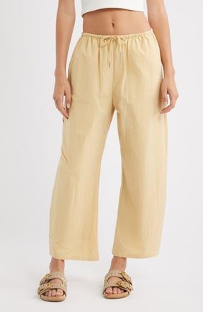 Pistola Denim Theo Cotton Drawstring Pants in Light Tumeric at Nordstrom, Size X-Small