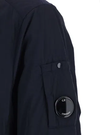 C.P. Company Mens Jacket Blue Tech Fabric Polyamide Coat