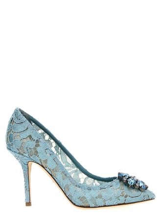 Dolce & Gabbana Light Blue Slip On Pumps
