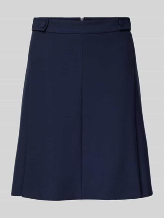 HUGO BOSS Minirock mit Teilungsnaht Modell Verci in Marine, Gr&ouml;&szlig;e 36