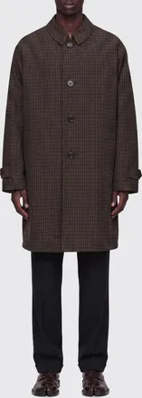 Maison Margiela Trench a quadri in misto cotone