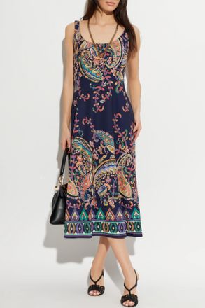 Etro Patterned Sleeveless Dress, Womens, Multicolour