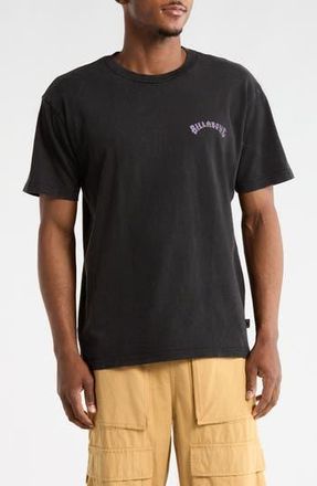Billabong Decal Cotton Graphic T-Shirt in Washed Black at Nordstrom Rack, Size Medium