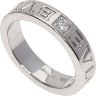 Bulgari White Gold (18K) Band Ring (Pre-Owned)