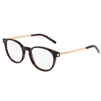 Saint Laurent Glasses, unisex, Brown, Size: 49 MM SL 25 Optical Frame