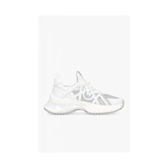 Pinko Pinko, Schoenen, Dames, Wit, 36 EU, Leer, Ariel 01 Sneaker