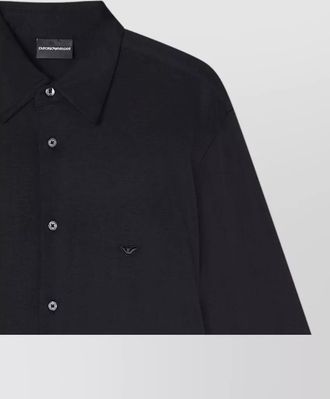 Emporio Armani slim-fit long-sleeve shirt
