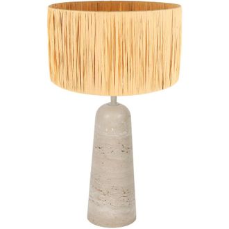 Anne Lighting Anne Lighting - L&aacute;mpara De Mesa - Travino - Crema Natural