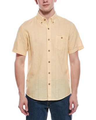 Weatherproof Vintage Weatherproof Vintage Linen-Blend Vertical Dobby Shirt