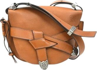Loewe Pre-owned Cross Body Bags, female, Brown, Size: ONE SIZE Pre-owned Shoulder Bag